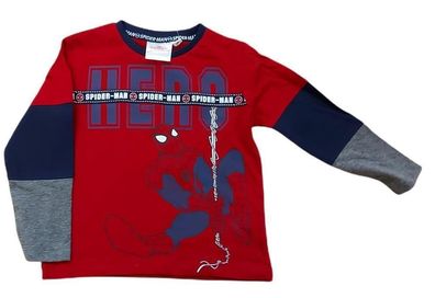 Spiderman T-shirt langärmlig 100% Baumwolle
