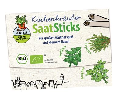 Bio-SaatSticks Küchenkräuter