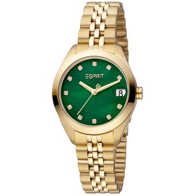 Esprit Uhr ES1L295M0095 Damen Armbanduhr Gold