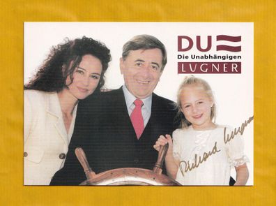 Richard Siegfried Lugner (österreichischer Geschäftsmann) - pers. signiert