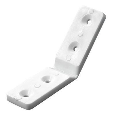 Eckverbinder 90-270° 90 x 20 x 4mm Kunststoff weiß 10 Stück (0,20 EUR/ Stück)