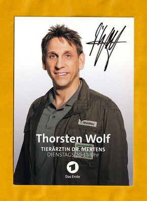 Thorsten Wolf (Tierärztin Dr. Mertens ) - persönlich signiert
