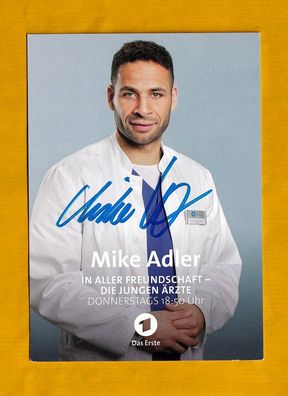 Mike Adler - (In aller Freundschaft) - persönlich sig. Autogrammkarte (2)