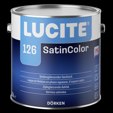 Lucite 126 SatinColor 2,5 Liter weiß
