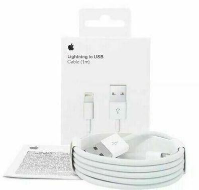Original Apple 1m Lightning auf USB Kabel für iPhone iPad MD818ZM/ A Ladekabel