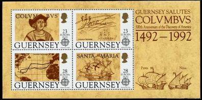 Guernsey Block 8 postfrisch S01382E