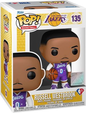 NBA Los Angeles Lakers - Russell Westbrook 135 - Funko Pop! - Vinyl Figur