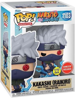 Naruto Shippuden - Kakashi (Raikiri) 1103 Glows Exclusive - Funko Pop! - Vinyl F