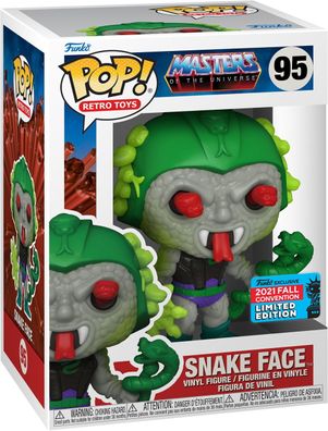Masters of the Universe - Snake Face 95 2021 Fall Convention Limited Edition - F