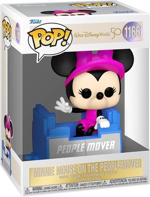 Walt Disney World 50 - Minni Mouse On The Peoplemover 1166 - Funko Pop! - Vinyl