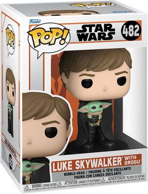 Star Wars - Luke Skywalker with Grogu 482 - Funko Pop! - Vinyl Figur