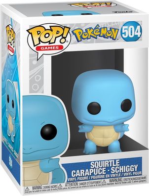 Pokemon - Squirtle Carapuge Schiggy 504 - Funko Pop! - Vinyl Figur