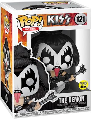 Kiss - The Demon 121 Glows in the Dark - Funko Pop! - Vinyl Figur