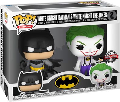Batman - White Knight Batman & White Knight The Joker 2 Pack - Funko Pop! - Vin