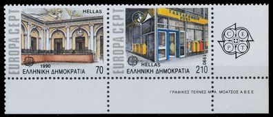 Griechenland 1990 Nr 1742A-1743A postfrisch WAAGR PAAR X5CF3FA