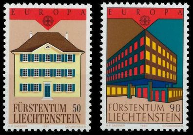 Liechtenstein 1990 Nr 984-985 postfrisch S1FD786
