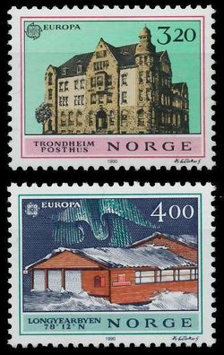 Norwegen 1990 Nr 1046-1047 postfrisch S1FD83E