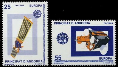 Andorra Spanische POST 1990-2000 Nr 221-222 postfrisch S20127A