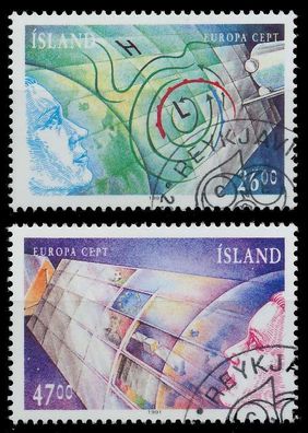 ISLAND 1991 Nr 742-743 gestempelt X5D321A