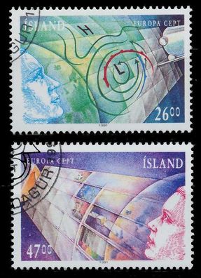 ISLAND 1991 Nr 742-743 gestempelt X5D321E