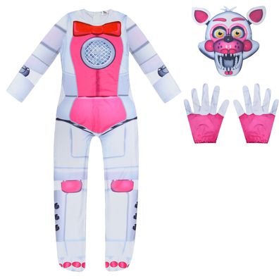 Five Nights at Freddy´s Funtime Foxy Kinder Cosplay Kostüm Party CosSet