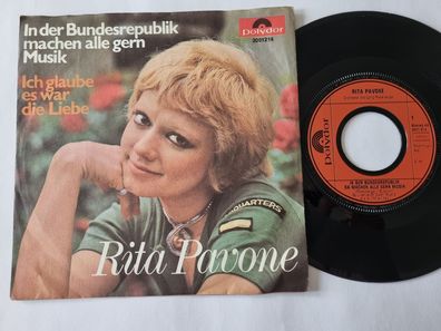 Rita Pavone - In der Bundesrepublik machen alle gern Musik 7'' Vinyl Germany