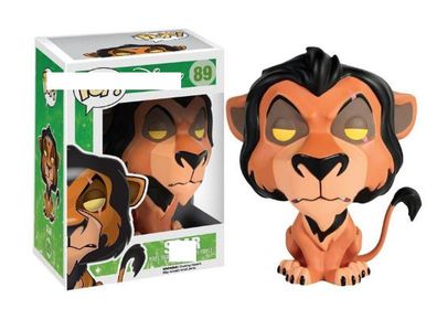 9cm The Lion King Scar 89# Anime PVC Figur Sammeln Modell Spielzeug Geschenk