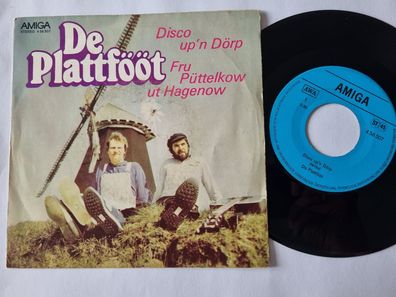 De Plattfööt - Disco up'n Dörp 7'' Vinyl Amiga