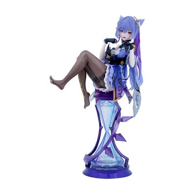 22.5cm Anime Genshin Impact Keqing Action Figure Liyue Qixing Sammeln Garage Kit