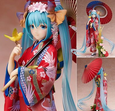 23cm Anime Hatsune Miku Figure Luxury Kimono Miku Sammeln Modell Garage Kit