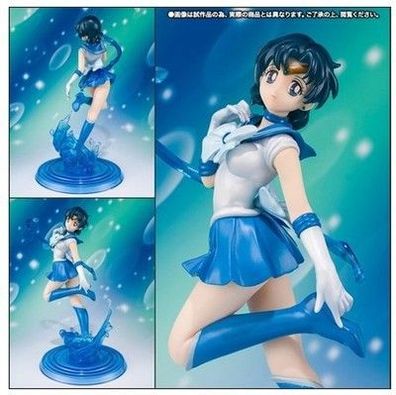 17cm Anime Sailor Moon Figure Sailor Mercury Mizuno Ami Sammeln Garage Kit