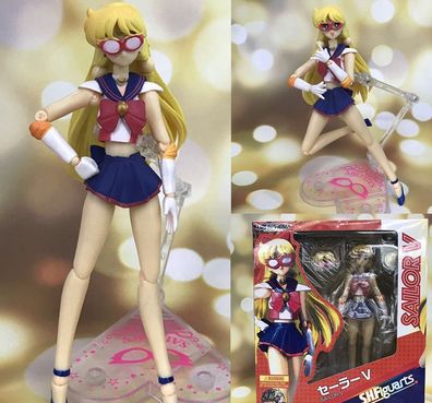 15.5cm Anime Sailor Moon Figure Sailor Venus Aino Minako Garage Kit Geschenk