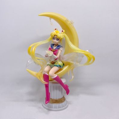 20cm Anime Sailor Moon Figure Tsukino Usagi Mond Sammeln Modell Garage Kit