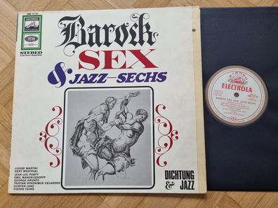 George Gruntz Sextett - Barock Sex & Jazz-Sechs Vinyl LP Germany