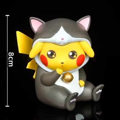 8cm Felinae Persian Pikachu Cosplay Q-Version vFigure Sammeln Modell Garage Kit