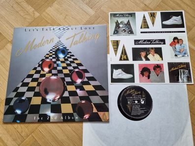 Modern Talking - Let's Talk About Love Vinyl LP Europe WITH Sticker!