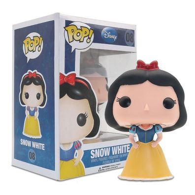 9.7cm Snow White 08# Figure Prinzessin Q-Version Sammeln Modell Puppe Garage Kit