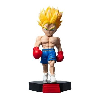 22cm Anime Dragon Ball Goku Figure Fitness Muskel Gohan Sammeln Modell GarageKit