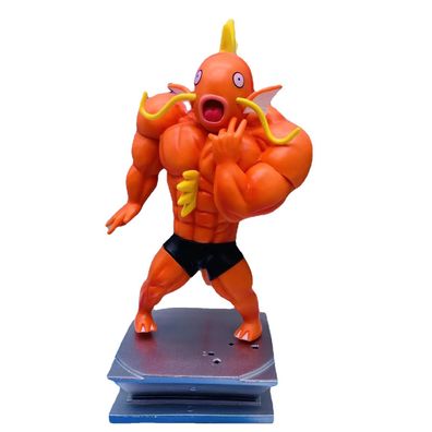 20cm Pokemon Muscle Magikarp Gewichtheben Figure Anime Sammeln Garage Kit