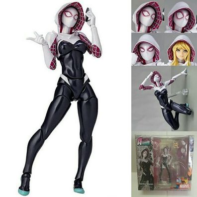 16cm Spider-Gwen Garage Kit Amazing Yamaguchi No.004 Spider-Gwen Modell Figur