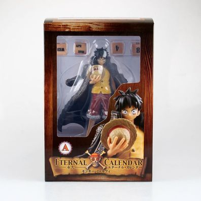 Anime One Piece Monkey D. Luffy Garage Kit Modell Puppe Figure Gelb ca.20cm