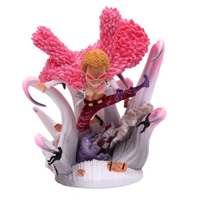 Funny One Piece Don Quichotte de Flamingo Q-Version Figure Modell Garage Kit
