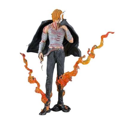 Anime One Piece Vinsmoke Sanji blutiger Kampf Figure Modell Garage Kit Ornament