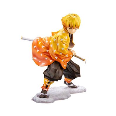 Dämon Slayer Figure Agatsuma Zenitsu Figurine Sammlung Modell Puppe Garage Kit