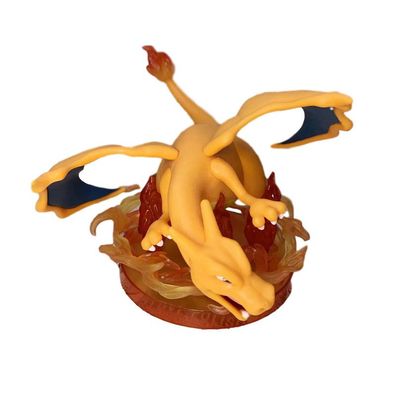 Pokemon Anime Figur Feuereffekt Charizard Sammlung Modell Garage Kit Geschenk