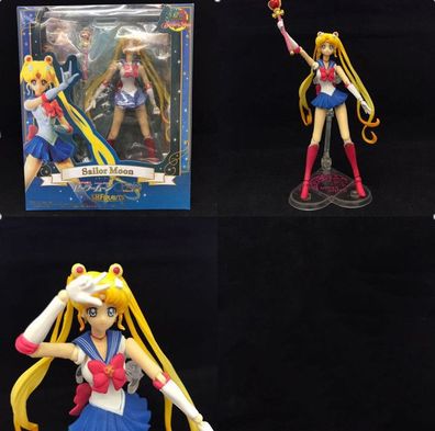 14cm Sailor Moon Action Figure Anime Modell Puppe Tsukino Usagi#2 Garage Kit