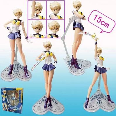 15cm Sailor Moon Action Figur Sailor Uranus Modell Puppe Tenoh Haruka Garage Kit