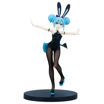 31.5cm Anime Hatsune Miku Bunny Kleid Schwarz Figure Agg Miku Garage Kit Modell