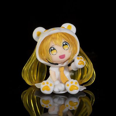 Hatsune Miku Manga Figure Bärenkostüm Garage Kit Modell Geschenk 7cm Gelb