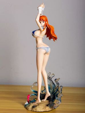 Anime ONE PIECE Badeanzug Nami Manga Figur Collectible Model Figure Ca. 35cm